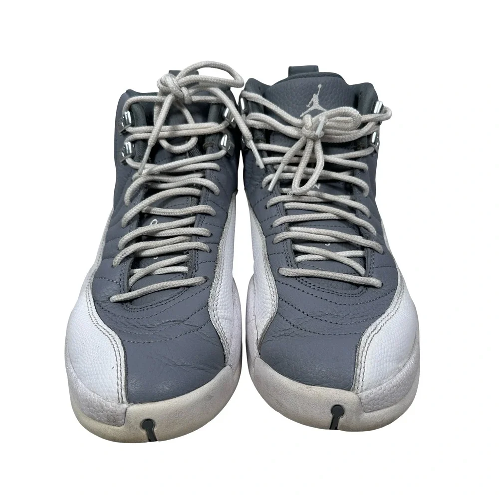 Jordan 12 Retro Stealth Gray White Mens Basketball Shoes CT8013-015 Size 9‎